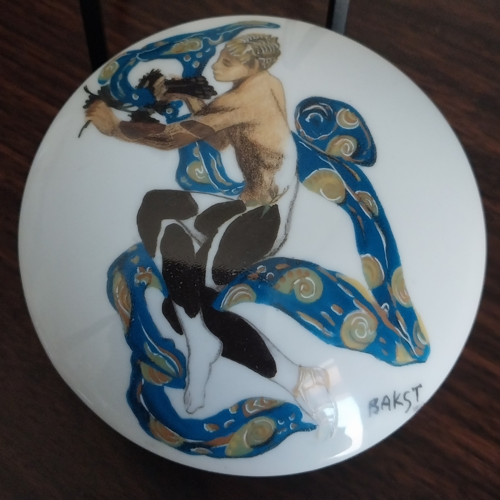 Leon Bakst Art of the Ballets Russes "The Faun" Trinket Box